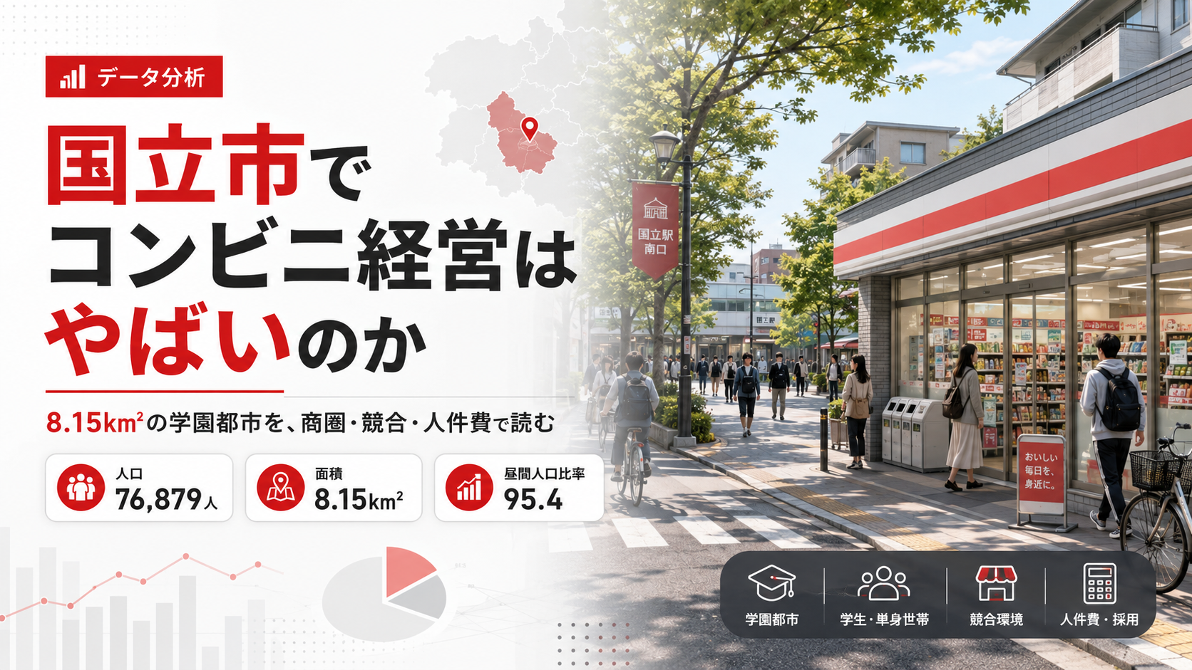 国立市でコンビニ経営はなぜやばく見えるのか